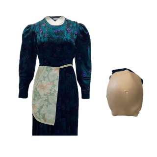 Women Talking Ona Friesen’s Rooney Mara Long Sleeve Dress, Pocket & Baby Bump | VIP Fan Auctions