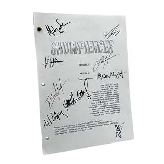 Snowpiercer Season One Premiere Hand Signed Shooting Script | VIP Fan Auctions