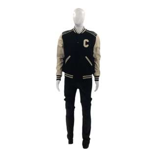 Power Book II: Ghost Tariq St. Patrick’s Michael Rainey Jr. Letterman Jacket & Jeans | VIP Fan Auctions