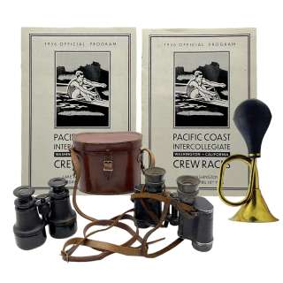 The Boys in the Boat Binocular w/ Case, 2 Binoculars, Horn & 2 Programs | VIP Fan Auctions