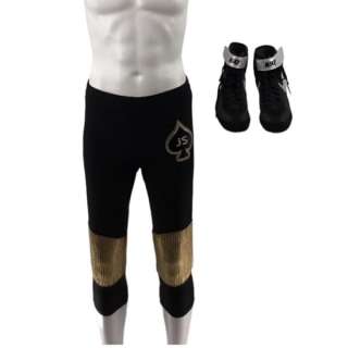 Heels Jack Spade Stephen Amell Production Worn Wrestling Shoes & Wrestling Tights Ep 201 | VIP Fan Auctions