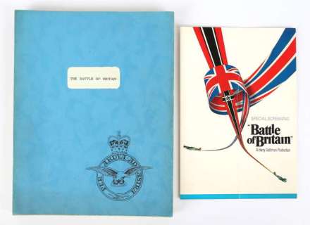 The Battle of Britain - Original film script dated 26th of February 1968, 135 pages with ’End’… | Ewbank’s