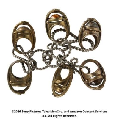 Wheel of Time, the (T.V. Series, 2021-2023) | Lot  52. Eamon Valda’s Aes Sedai Ring Collection | Propstore