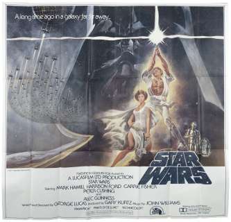 STAR WARS SIX-SHEET MOVIE POSTER. | Hake’s