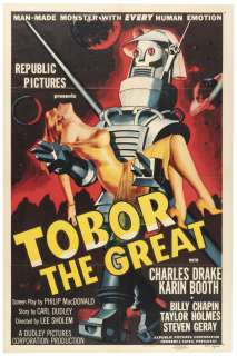 TOBOR THE GREAT ONE-SHEET MOVIE POSTER. | Hake’s