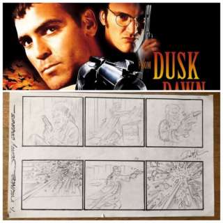 From Dusk Till Dawn - Original Hand Drawn Storyboard Propstore COA Tarantino | eBay US (Buy It Now)