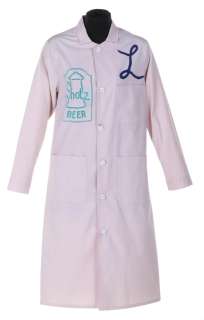 Lot 1056 - Penny Marshall "Laverne" Shotz Brewing lab coat from Laverne & Shirley.