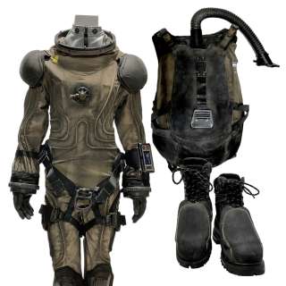 Snowpiercer Bess Till (Played By Mickey Sumner) Screen Worn Breach Suit, Collar, Gloves, Backpack, Breach Hvd, Harness & Lace-Up Boots Ep 401-402 | VIP Fan Auctions