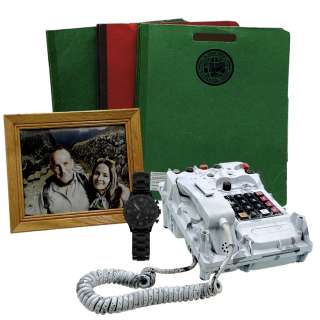 Snowpiercer Admiral Milius (Played By Clark Gregg) Screen Used Watch, Framed Photo, 2 Silo File Folders, 1 Silo File Folders & Phone Ep 404-407 | VIP Fan Auctions