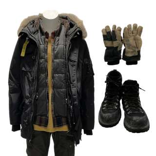 Snowpiercer Andre Layton (Played By Daveed Diggs) Screen Worn Zip-Front Jacket, Zip-Front Vest, Long Sleeve, Button-Front Shirt, Short Sleeve Shirt, Zip-Front Pants, Gloves & Boots Ep 408-410 | VIP Fan Auctions