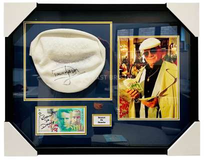 ONLY FOOLS & HORSES - IF THEY COULD SEE US NOW - SIGNED CAP & MONEY DISPLAY | Auctioneum Ltd