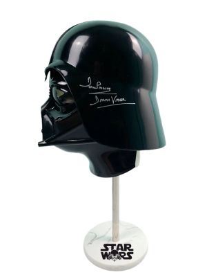 Dave Prowse Autographed Star Wars Darth Vader Full Scale 1:1 Helmet Display | Charitybuzz