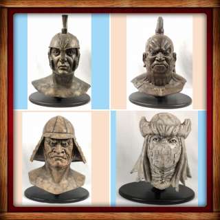 Wishmaster (1997) - Set of 4 Djinn Warrior Fiberglass Heads | Hanlin Auction Service