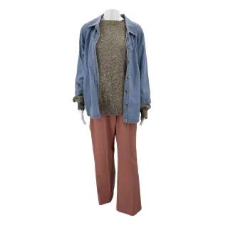 Eddington Louise (Emma Stone) Production Worn Button-Up Shirt, Sweater & Pants | VIP Fan Auctions