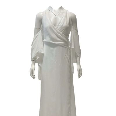 Blink Twice Heather Screen Worn Sleeveless, Floor Length Formal Dress & Dress Bow Ch 7 Sc 121 | VIP Fan Auctions