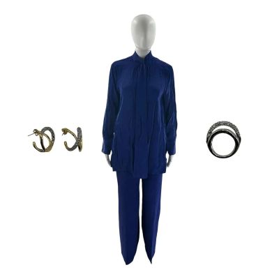 Oh What Fun Zazzy Tims Screen Worn Earrings, Dress Pants, Ring & Button-Up Shirt Ch 3 Sc 146-158 | VIP Fan Auctions