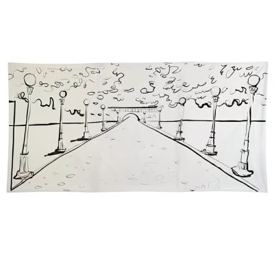 Lot 14: Eternity Joan (Elizabeth Olsen) Screen Used Archive Tunnel Park Backdrop | VIP Fan Auctions