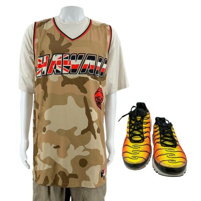 Lot 215: The Wrecking Crew Pika Screen Worn Singlet, T-Shirt, Shorts & Sneakers Ch 1 Sc Multiple | VIP Fan Auctions