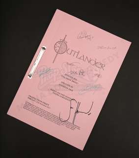 Outlander | Outlander Charity Script Auction - Maria Doyle Kennedy’s Cast Autographed Script - Episode 403 ’The False Bride’ Pink Draft | Propstore