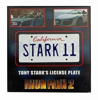 Iron Man 2 Framed Stark II License Plate | The Prop Block