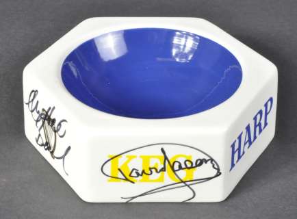 ONLY FOOLS & HORSES - AUTOGRAPHED HARP ASHTRAY | Auctioneum Ltd