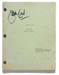 Lot 2242 - Jack Lord‘s Hawaii Five-0 pilot script