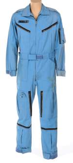 Lot 1084 - Space (5) space jumpsuits including Beau Bridges, Harry Hamlin and others.