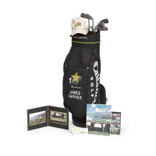 Lot 178 - A James Garner set of golf clubs and case from the "Michael Douglas & Friends Celebrity Golf Tournament"