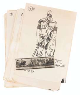 A Set of Harper Goff "The Vikings" Character Concepts. | Van Eaton Galleries