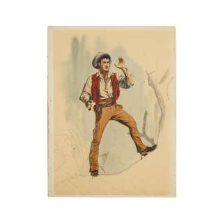 Gilbert Roland "Juan Herrera" Costume Sketch Designed by Edith Head and Drawn by Paula Giokaris for The Furies. | Bonhams