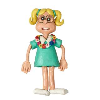 "Penny" with Flower Lei Claymation Frame from Pee-Wee’s Playhouse. | Bonhams