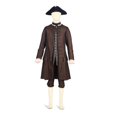 Lot 189 - Brown satin suit, worn by Black Jack Season 2, Episode 12, ’The Hail Mary’ 7 | Bonhams