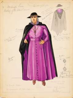 Sketch of Montagu Love in Adventures of Robin Hood | Profiles in History