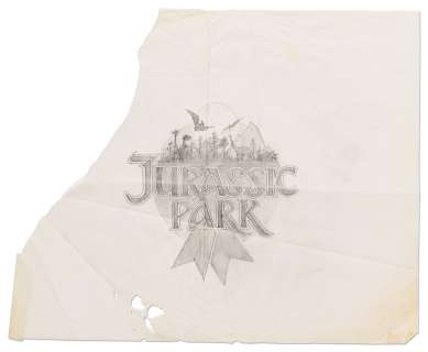 Original ’’Jurassic Park’’ Production Sketch Created in Development for the 1993 Film | Nate Sanders