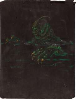 Bud Westmore Creature from the Black Lagoon Concept Drawing. | Heritage