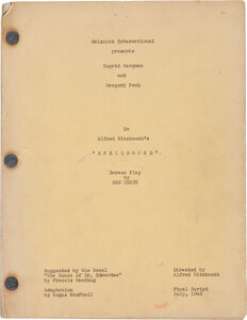 A Script from "Spellbound." | Heritage