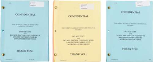 A James Gandolfini Group of Personally-Owned Scripts from "The Sopranos." (Total: 3 Items) | Heritage