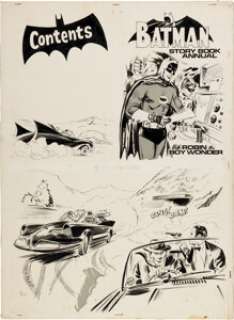 Batman Story Book Annual 1966 Original Page Artwork (Walt Howarth, 1966). | Heritage