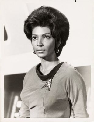Star Trek: The Original Series (Paramount TV, 1966-1969), Nichelle Nichols, William Shatner, and Leonard Nimoy Original 9" x 7" Production Reference Photographs (14), 1967-1968 and 1967-1968 Seasons. Collection of Greg Jein. | Heritage