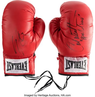 Rocky Franchise (MGM, 1976-Present), Trio of Boxing Gloves signed by Sylvester Stallone "Rocky Balboa", Carl Weathers "Apollo Creed", and Dolph Lundgren "Ivan Drago".