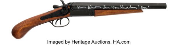 Tombstone (Hollywood Pictures, 1993), Autographed Meteor 10 Reproduction Shotgun Signed by Val Kilmer "Doc Holliday".