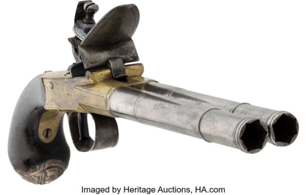 Jack Davenport "Commodore Norrington" Cased Pair of Hero Flintlock Pistols from Pirates of the Caribbean: At World’s End (Walt Disney, 2007). (Total: 2 Items) | Heritage