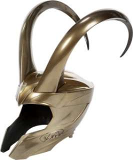 Stan Lee and Tom Hiddleston "Loki" Signed Hero Helmet from Thor (Marvel, 2011)....
