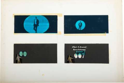 Maurice Binder Original Storyboard Title Sequence Artwork for On Her Majesty‘s Secret Service (Eon Productions, 1969). (Total: 2 Items)