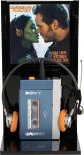 Guardians of the Galaxy Vol. 1 (Walt Disney, 2014), Chris Pratt "Peter Quill/Star-Lord" Hero Walkman, Mix Tape, and Headphones.