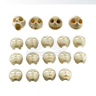 THE NIGHTMARE BEFORE CHRISTMAS (1993) - Lot 923 - Unfinished Jack Skellington (Chris Sarandon) and Sally (Catherine O‘Hara) Faces