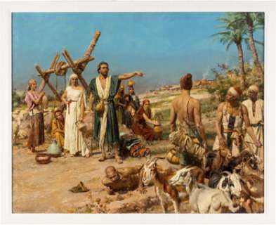 The Ten Commandments (Paramount, 1956), Fortunino Matania Character Concept Artwork. | Heritage