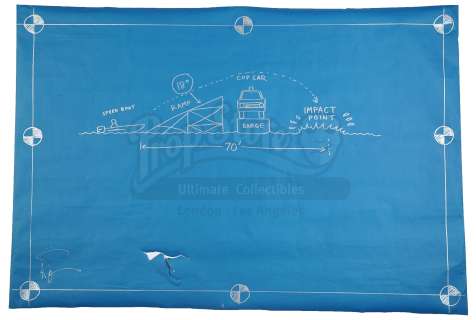 Mythbusters | Episode "James Bond, Part 1" (2008, E95): Signed by Adam Savage Episode Blueprint - Bottle Rocket Blast Off | Propstore