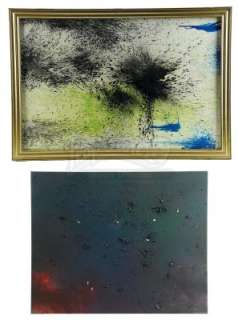 Mythbusters | Episode "Painting with Explosives/Bifurcated Boat" (2013, E205): Two Paintings with Explosives Paintings | Propstore