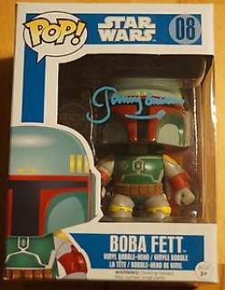 Star Wars | Star Wars - Fantastic rare autograph signed by Jeremy Bulloch (+) as Boba Fett - Funko Pop - Autograph, signed in person at Comic Con | Catawiki